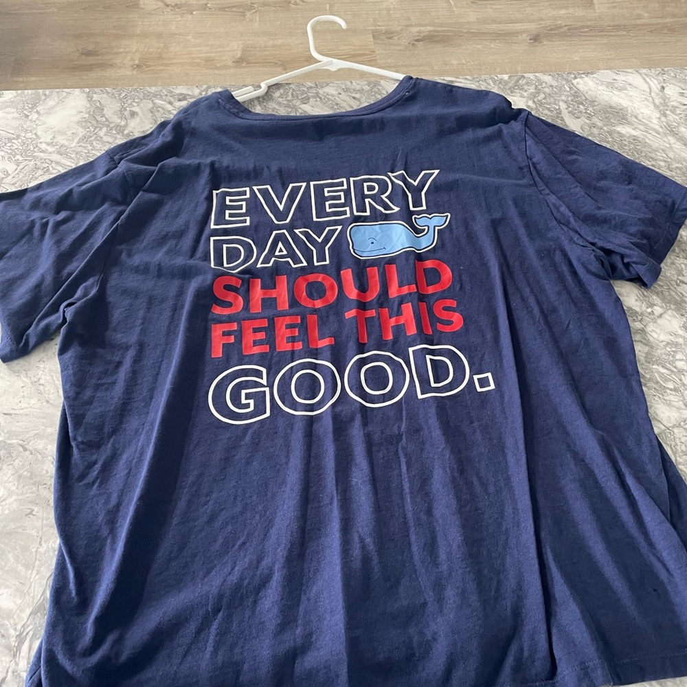 Vineyard vines men’s target collab navy t shirt XXL frat Prep Southern